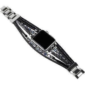 NEW Black/Silver Luxury Layered Apple Watch Band